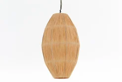 Flamant Aimee, Hanglamp, Raffia En Ijzer, L