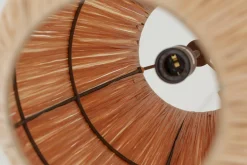 Flamant Aimee, Hanglamp, Raffia En Ijzer, S