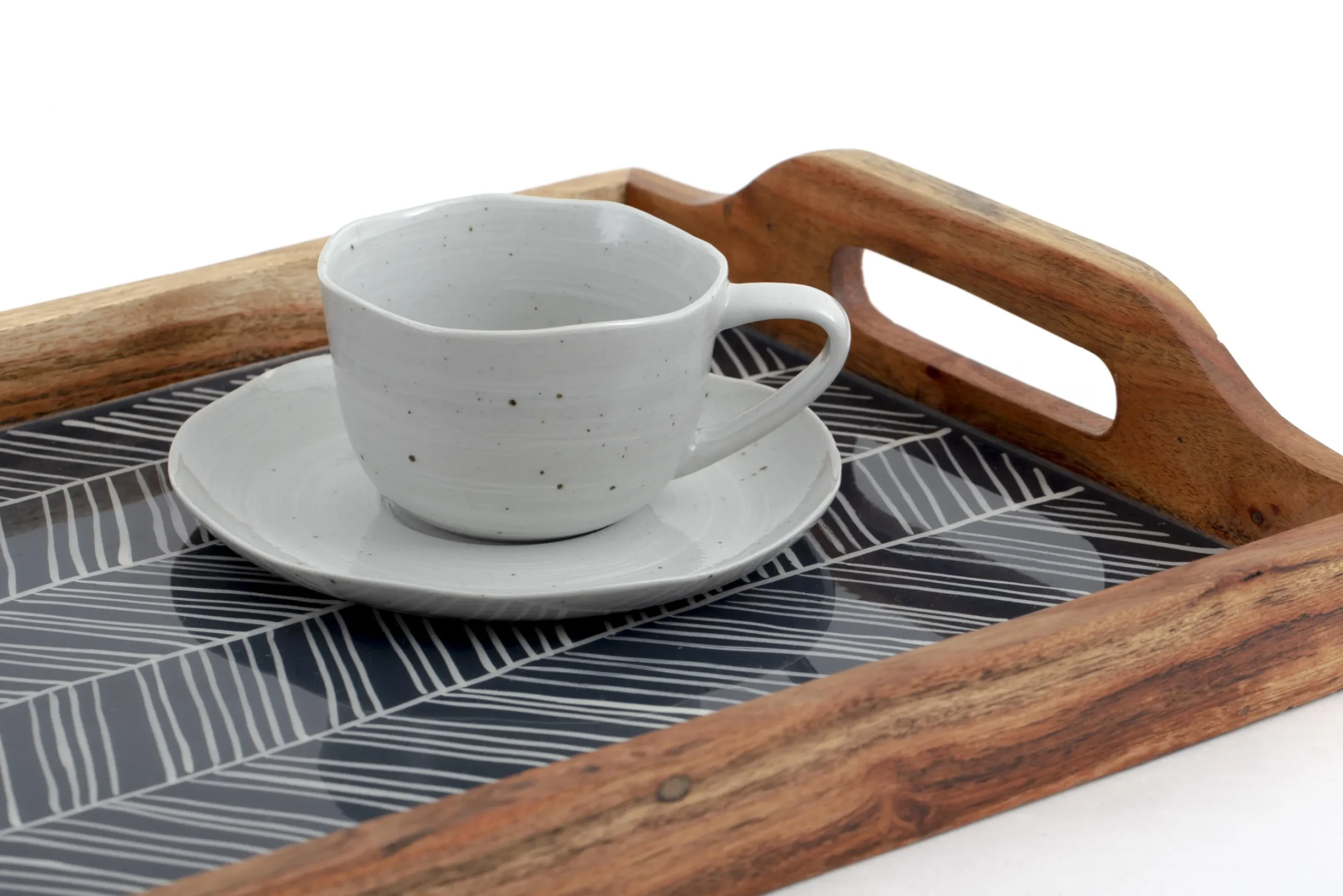 Flamant Alanah, Kop En Schotel, Keramiek, Grijs, 150 Ml