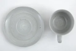 Flamant Alanah, Kop En Schotel, Keramiek, Grijs, 150 Ml