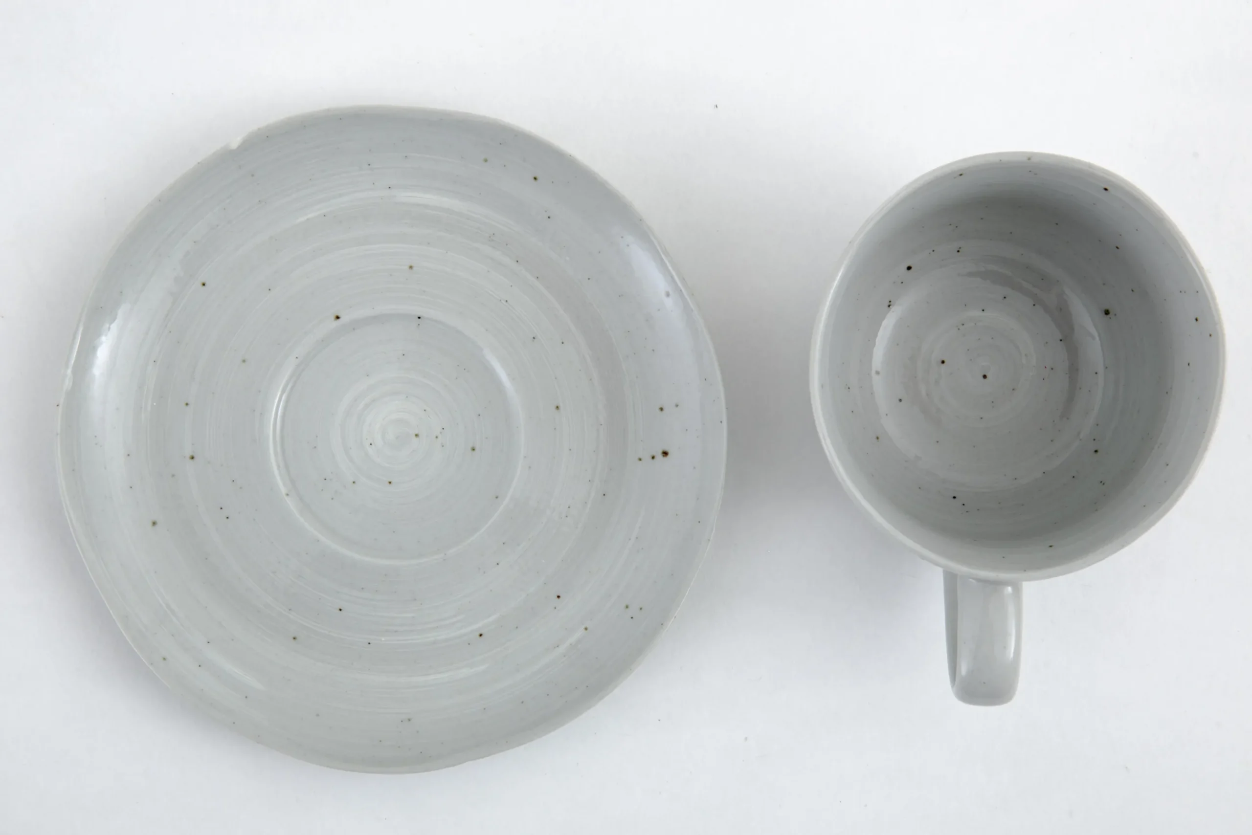 Flamant Alanah, Kop En Schotel, Keramiek, Grijs, 150 Ml