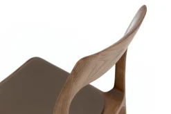 Flamant Amina, Stoel, Leren Zitting