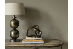 Flamant Annelie, Tafellamp, Antiek Koperen Afwerking