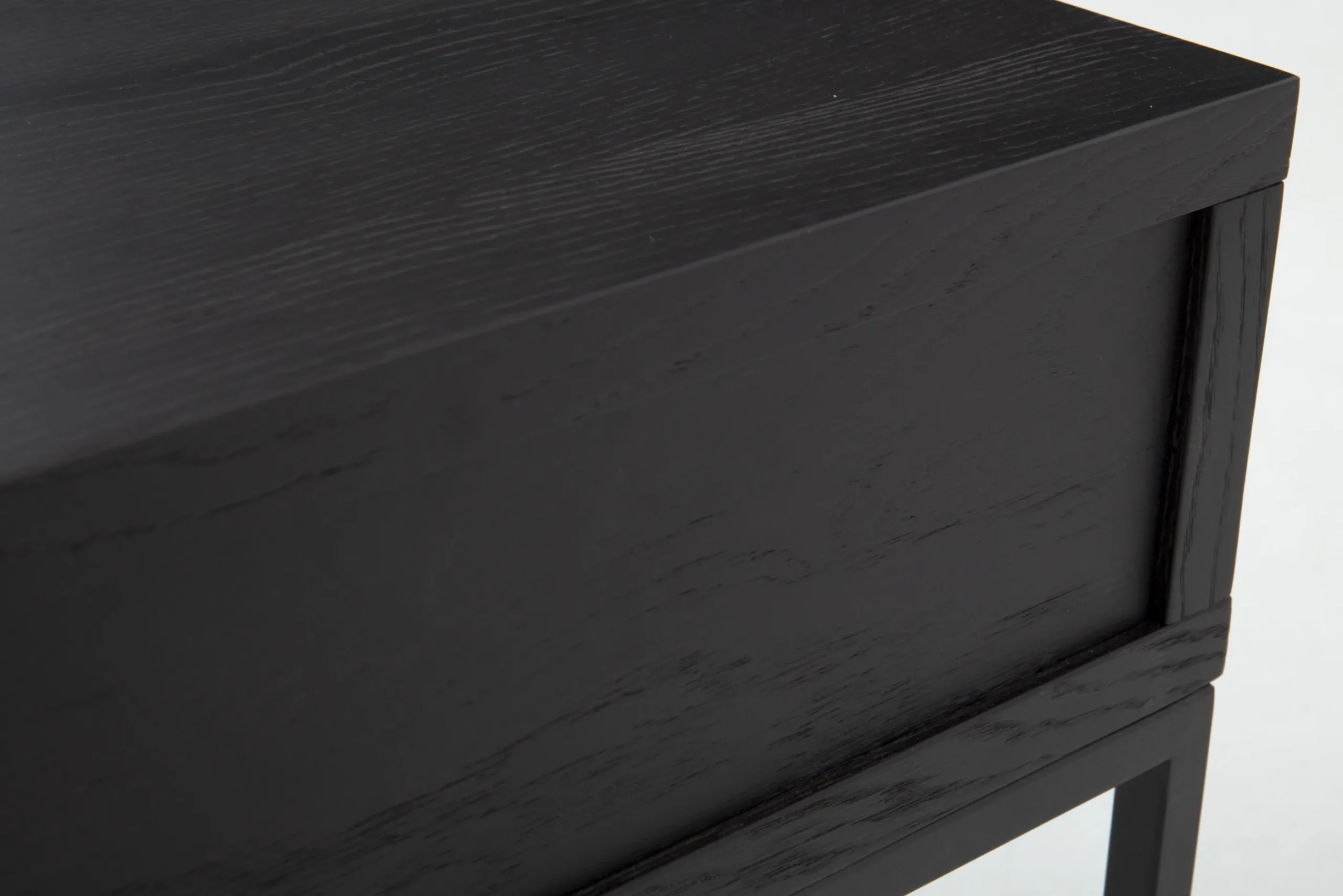 Flamant Armand, Bijzettafel, Zwart Eiken En Metaal