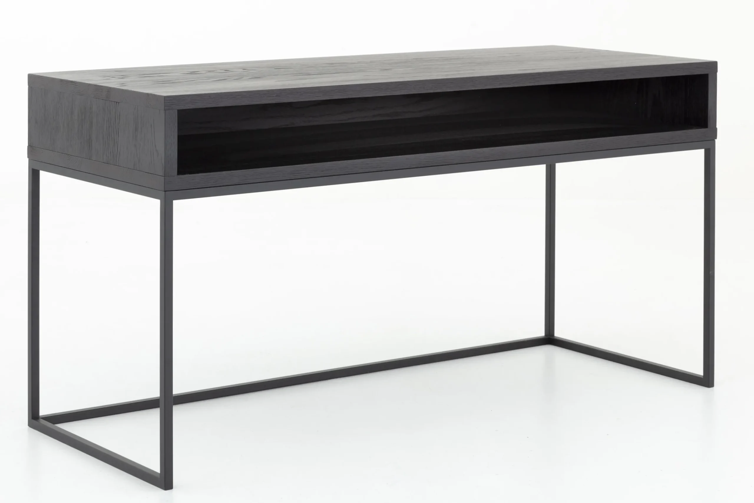 Flamant Armand, Bureau, Zwart Eiken En Metaal