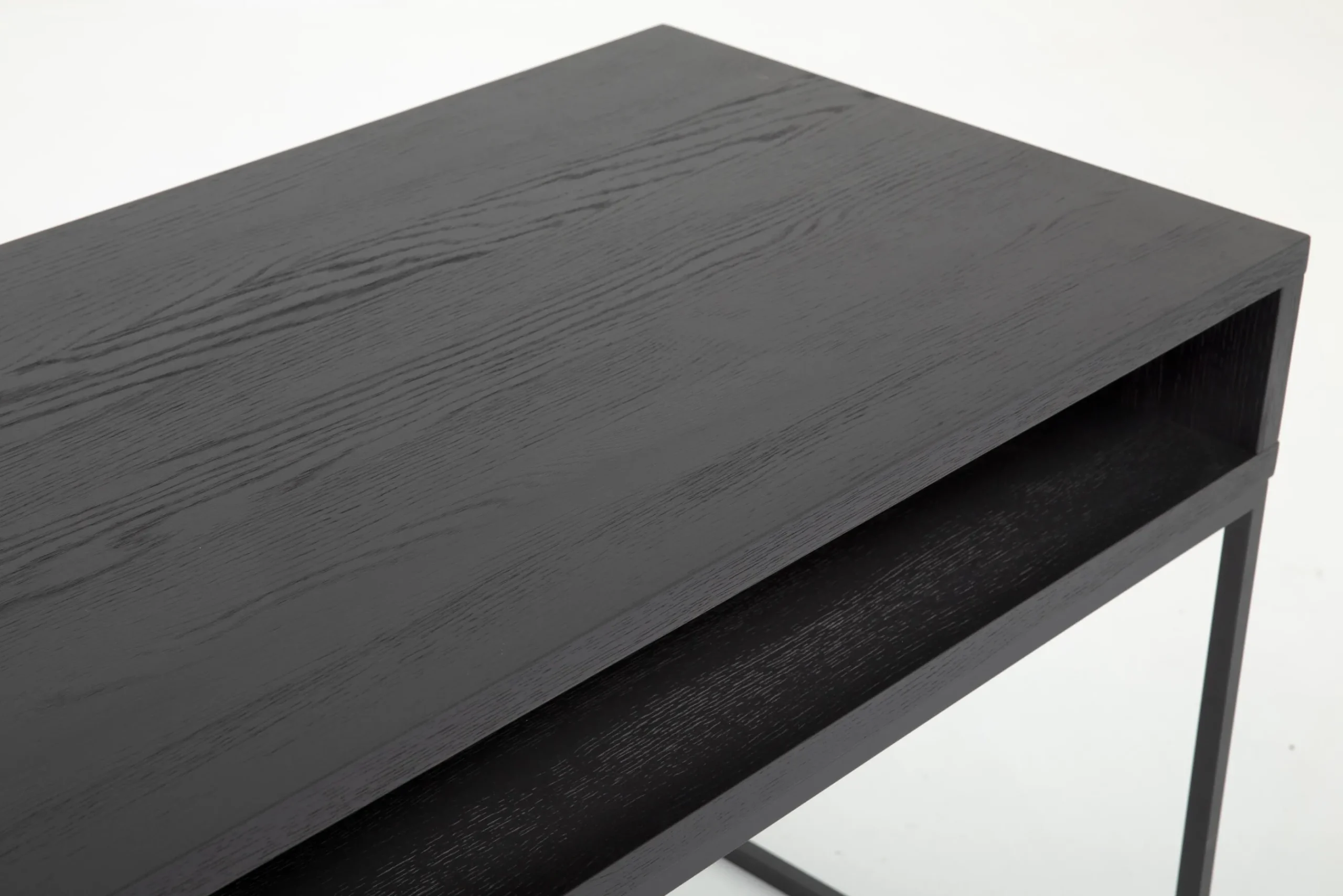 Flamant Armand, Bureau, Zwart Eiken En Metaal