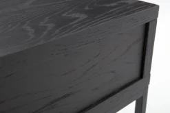 Flamant Armand, Consoletafel, Zwart Eiken En Metaal