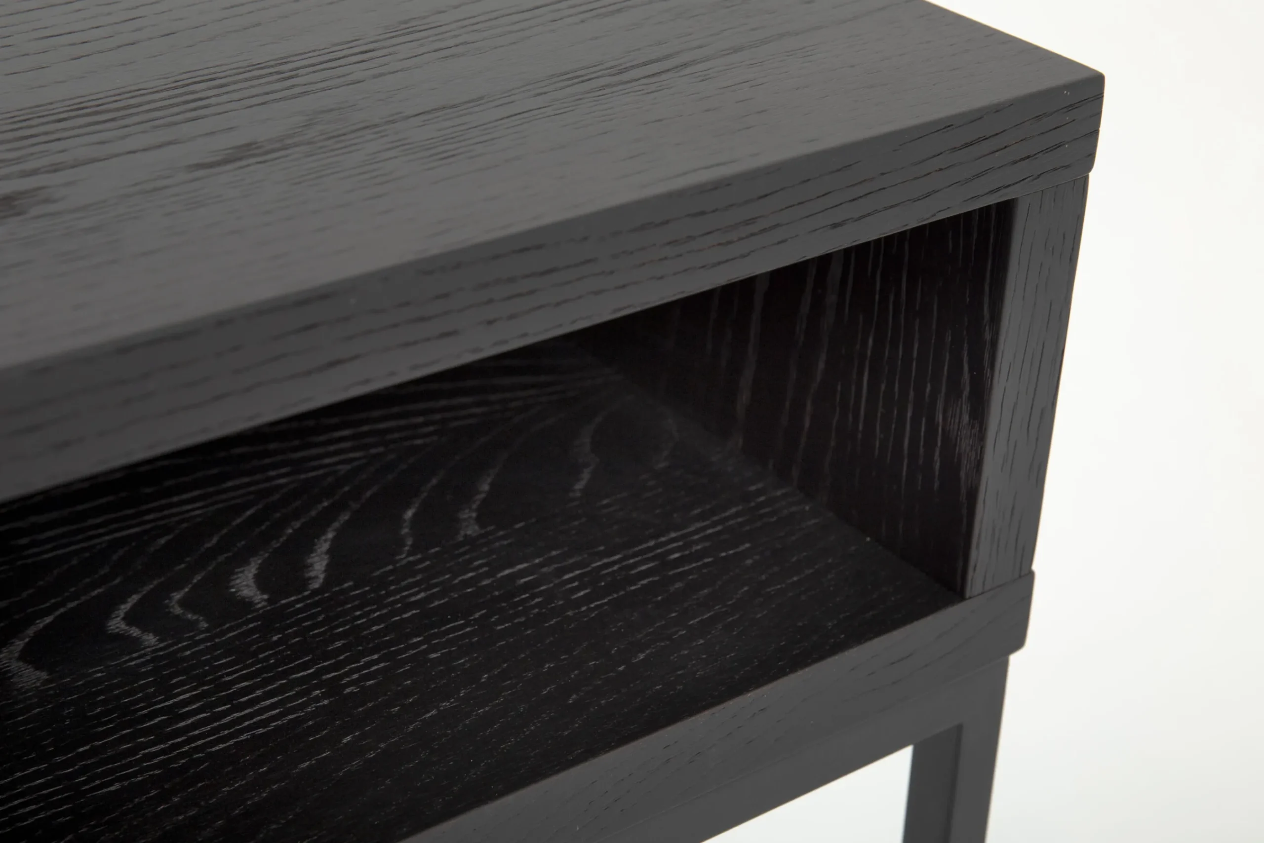 Flamant Armand, Consoletafel, Zwart Eiken En Metaal