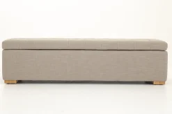 Flamant Aubiz, Poef, Stof, Met Deksel