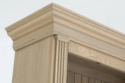 Flamant Balmore, Boekenkast, Verweerd Eiken, 3-Delig, Met Ladder