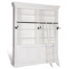 Flamant Balmore, Boekenkast, Wit, 2-Delig, Met Ladder