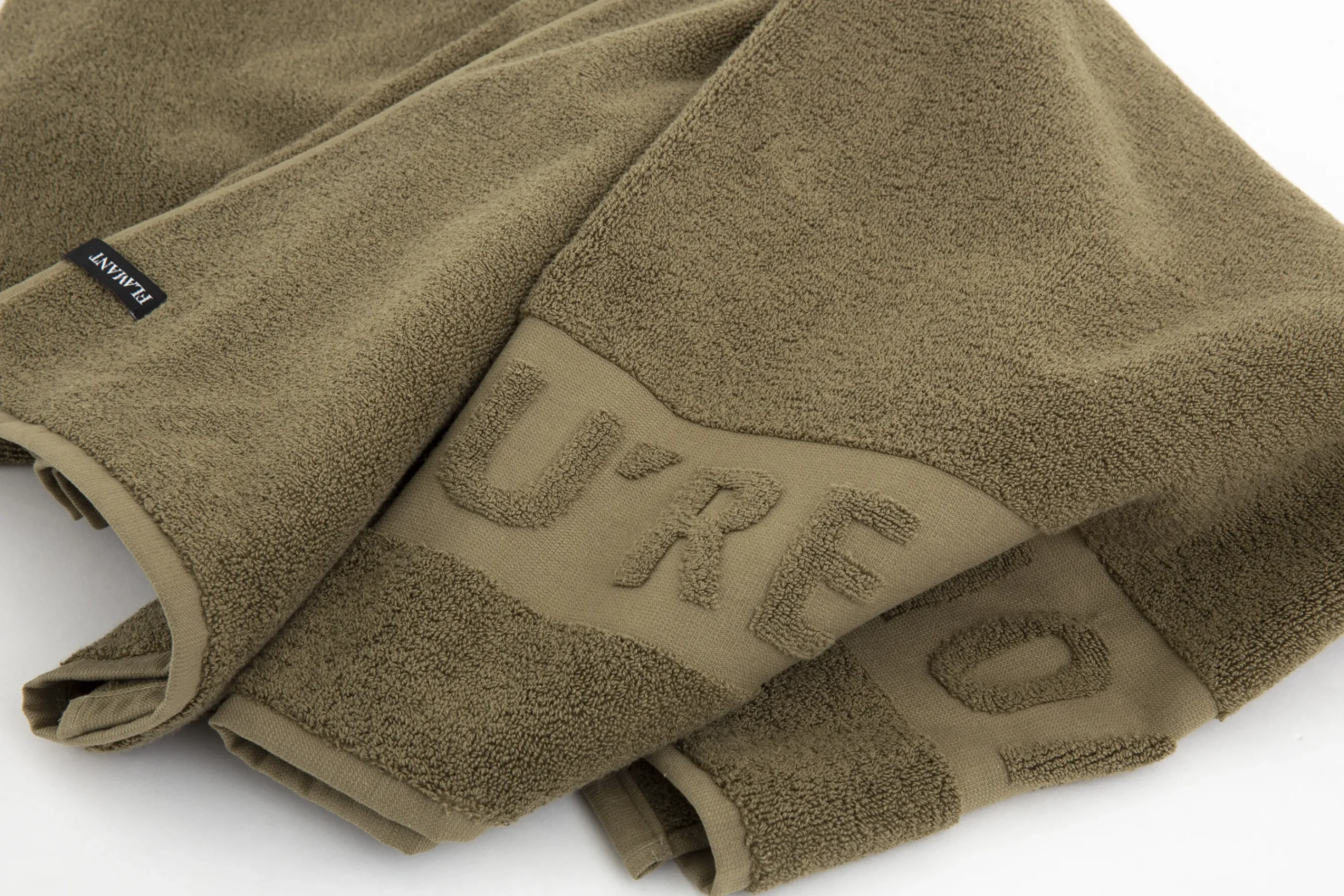 Flamant Baobao, Badhanddoek, Kaki, 100X180 Cm