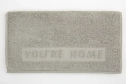 Flamant Baobao, Badhanddoek, Lichtgrijs, 100X180 Cm