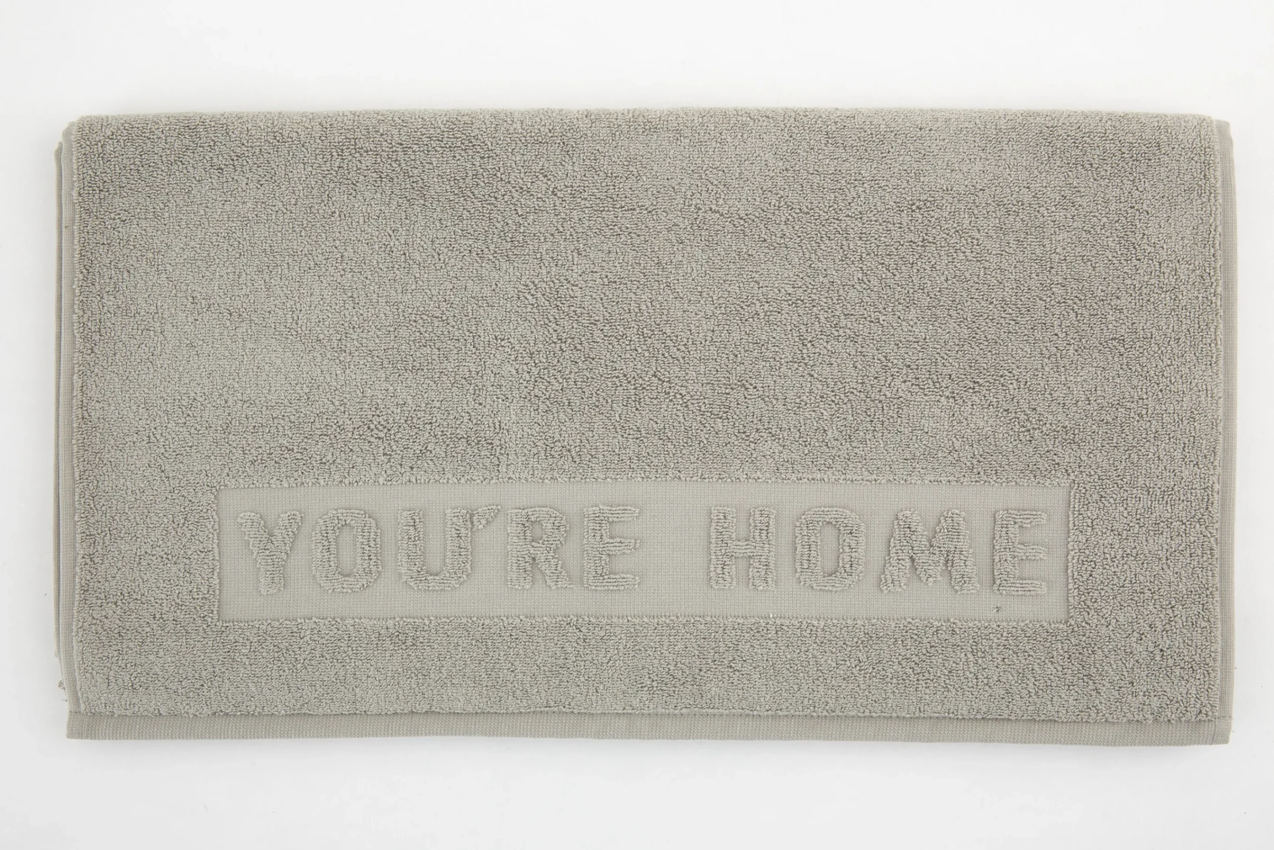 Flamant Baobao, Badhanddoek, Lichtgrijs, 100X180 Cm