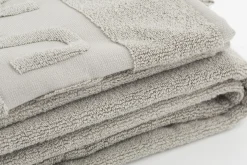 Flamant Baobao, Badhanddoek, Lichtgrijs, 100X180 Cm