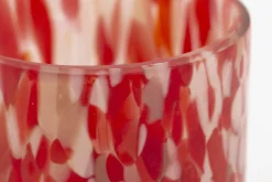 Flamant Bardi, Theelichthouder, Glas, Rood