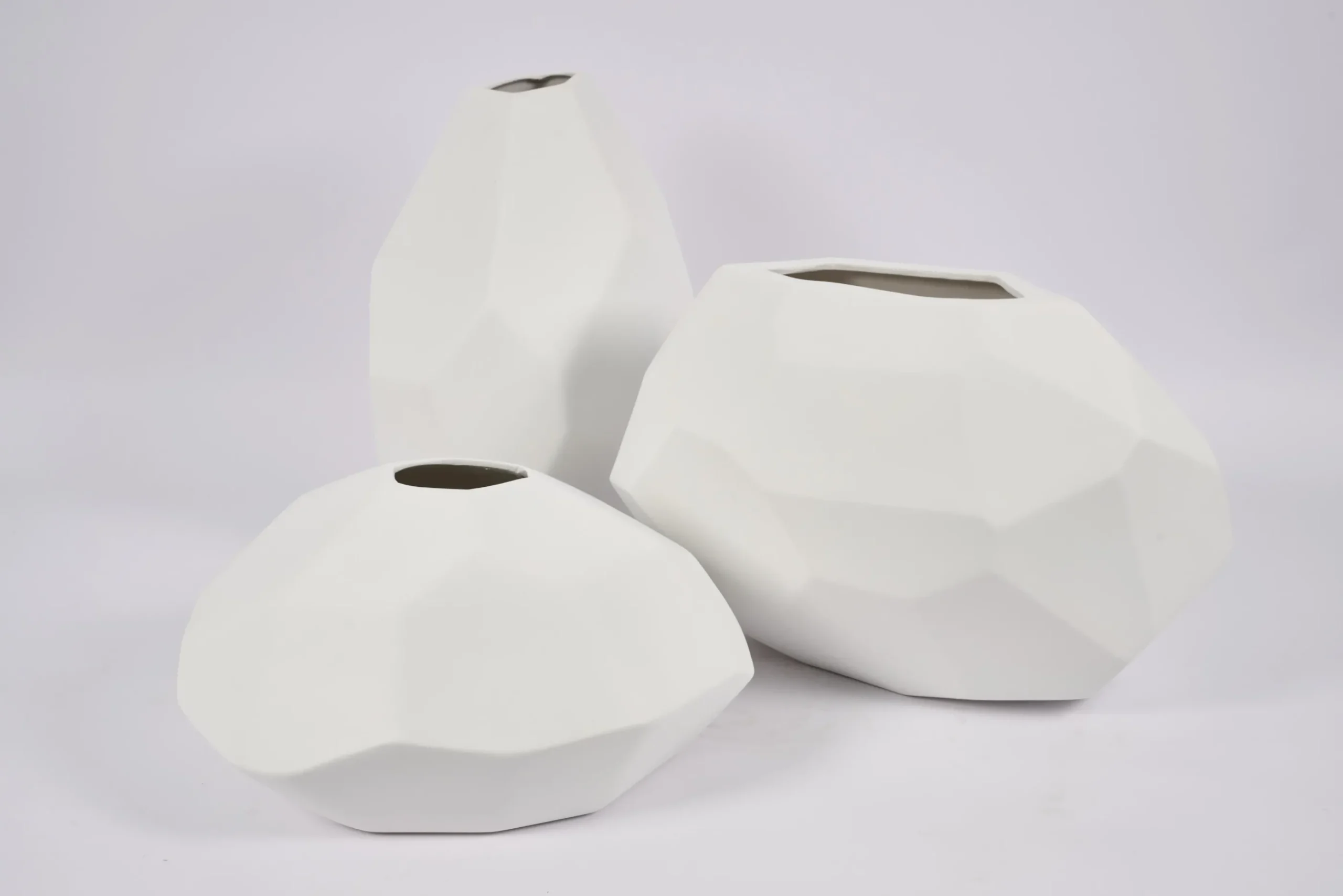 Flamant Belinda, Vaas, Keramiek, Wit, Model 1