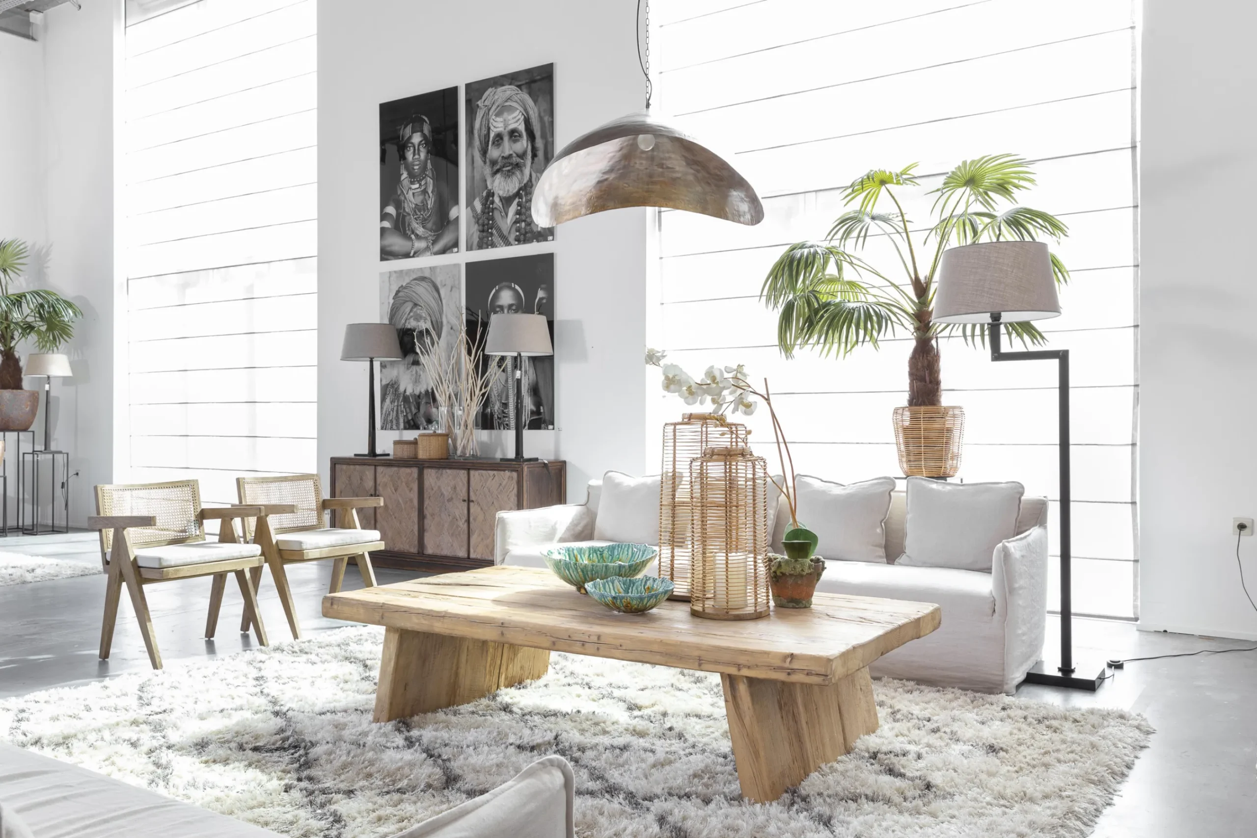 Flamant Benir, Tapijt, 240X340, Gebroken Wit