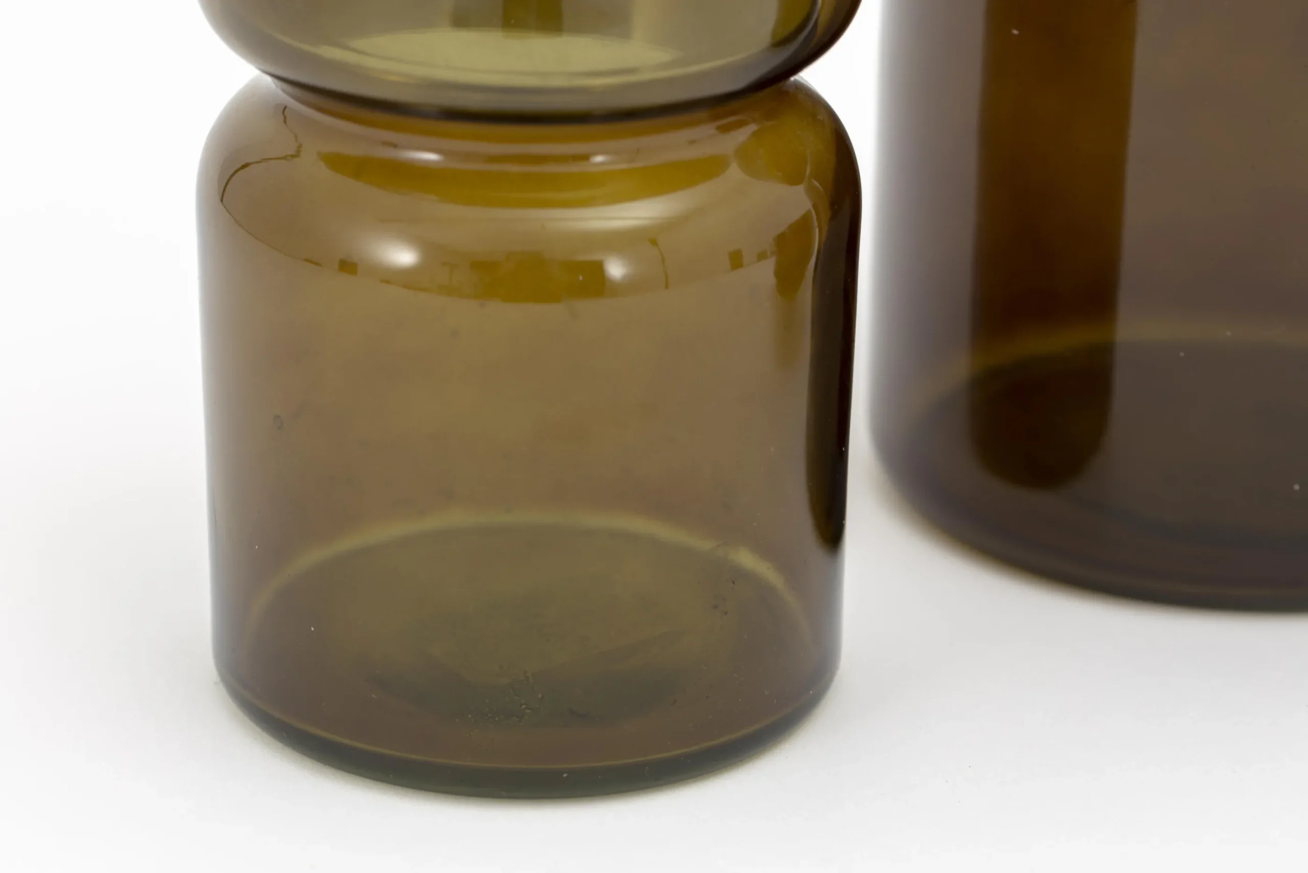 Flamant Berami, Kandelaar, Glas, Bruin, S