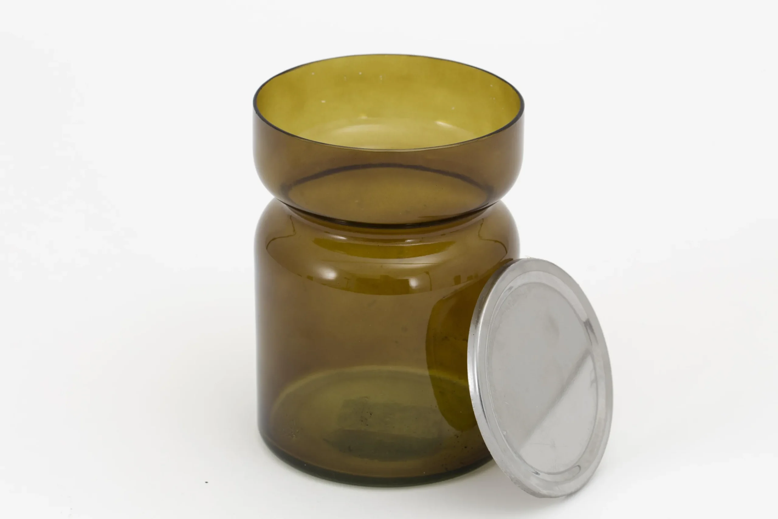 Flamant Berami, Kandelaar, Glas, Bruin, S