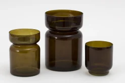 Flamant Berami, Kandelaar, Glas, Bruin, S