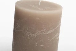 Flamant Beth, Kaars, Kleur Taupe, 7X9Cm