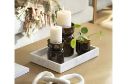 Flamant Beth, Kaars, Kleur Wit, 7X9Cm