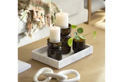 Flamant Beth, Kaars, Kleur Wit, 7X11,5Cm