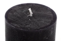 Flamant Beth, Kaars, Kleur Zwart, 9X15Cm