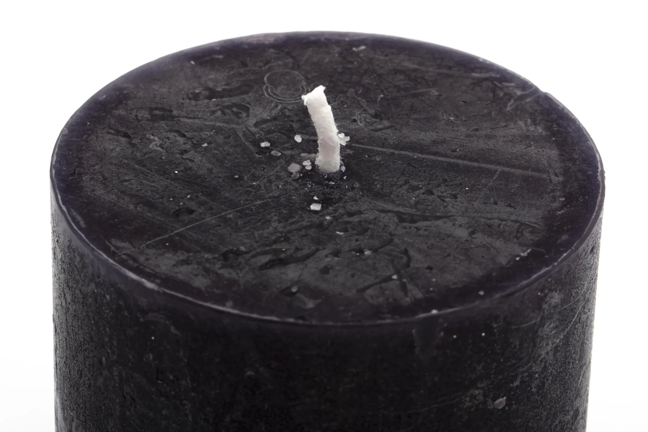 Flamant Beth, Kaars, Kleur Zwart, 9X20Cm