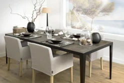 Flamant Billy, Fauteuil, Berken, Gebroken Wit Linnen