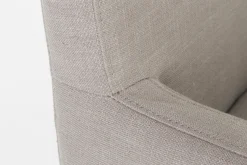 Flamant Billy, Fauteuil, Berken, Gebroken Wit Linnen