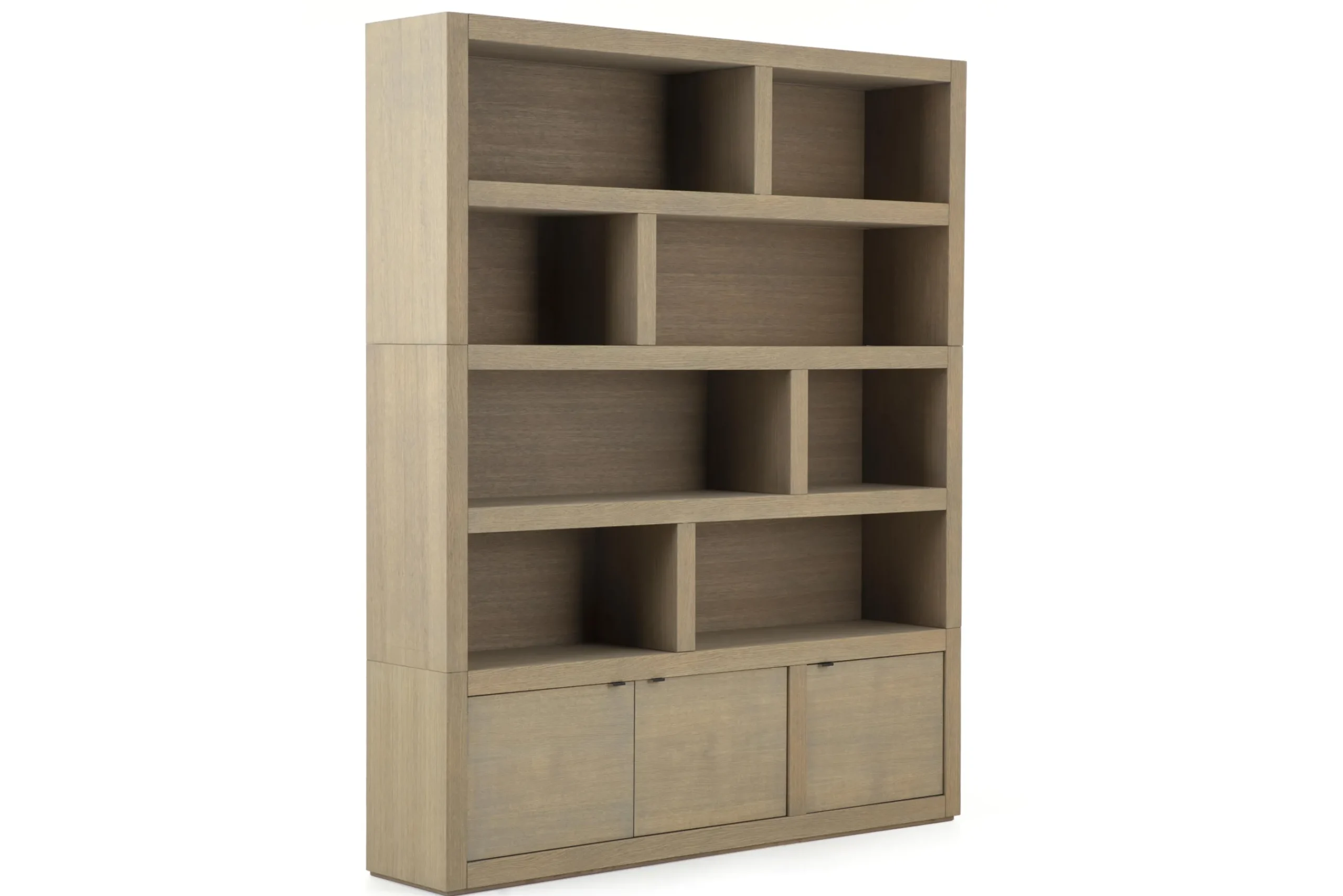 Flamant Bjorn, Boekenkast, Verweerd Eiken, Met Dimbare Led-Verlichting