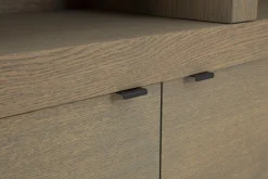 Flamant Bjorn, Boekenkast, Verweerd Eiken, Met Dimbare Led-Verlichting