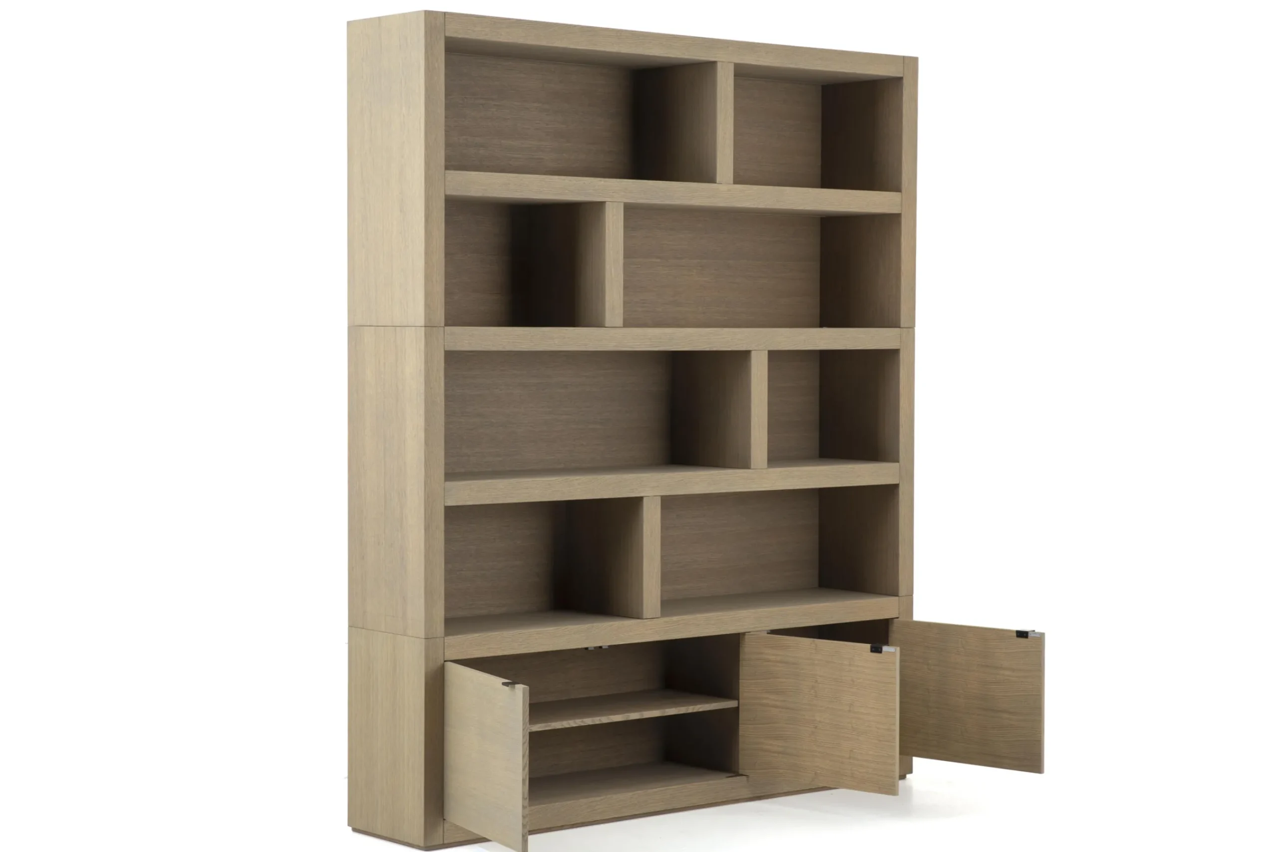 Flamant Bjorn, Boekenkast, Verweerd Eiken, Met Dimbare Led-Verlichting