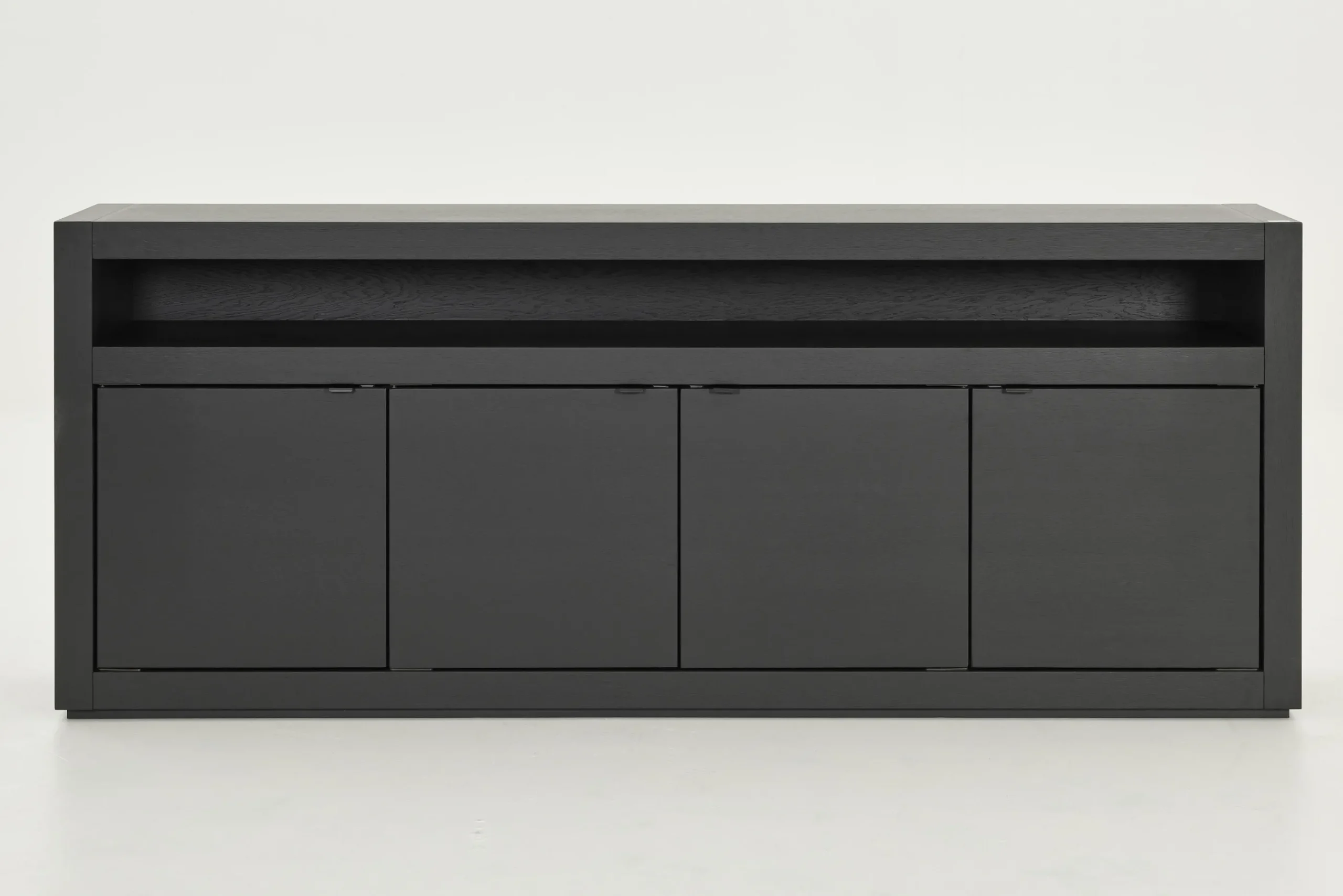 Flamant Bjorn, Dressoir, Zwart, 4 Deurs, Met Dimbare Led-Verlichting