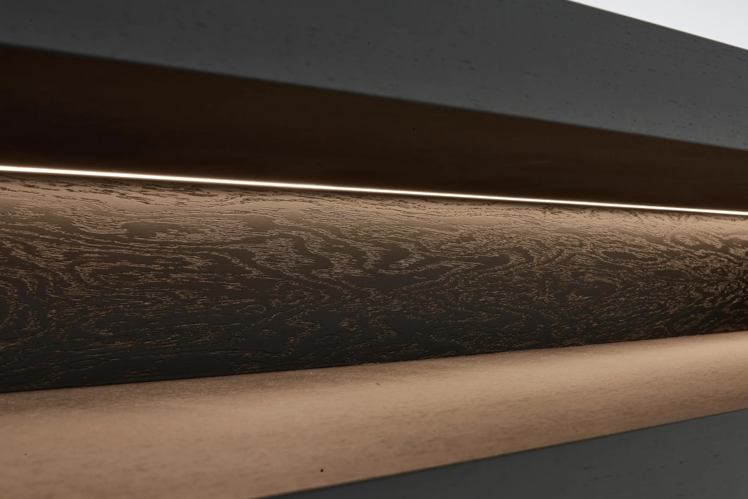 Flamant Bjorn, Dressoir, Zwart, 4 Deurs, Met Dimbare Led-Verlichting