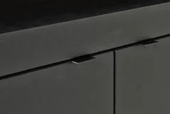 Flamant Bjorn, Dressoir, Zwart, 4 Deurs, Met Dimbare Led-Verlichting