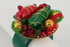 Flamant Brava, Servetring, Kralen