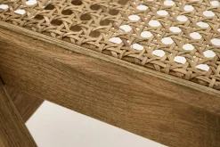 Flamant Bruno, Fauteuil, Eiken, Riet, Met Kussen