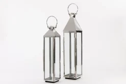 Flamant Charme, Lantaarn, Staal En Glas, Xl