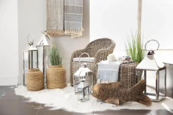 Flamant Charme, Lantaarn, Staal En Glas, M