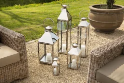 Flamant Charme, Lantaarn, Staal En Glas, M