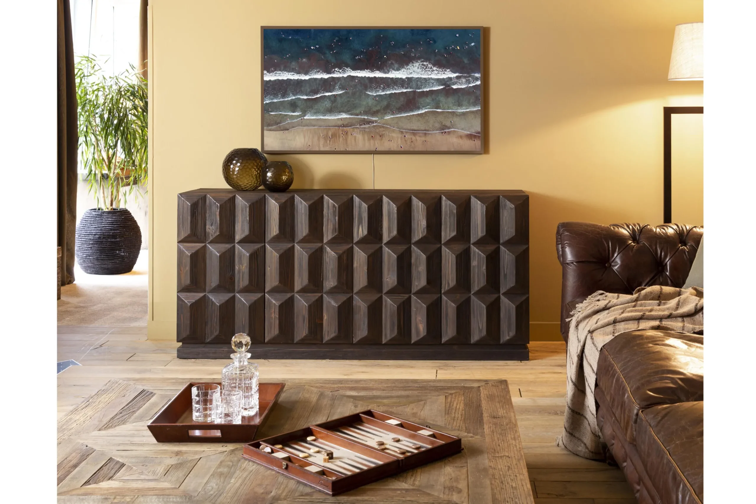 Flamant Chopin, Karaf, Glas, Handgesneden