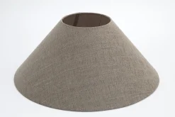 Flamant Circum, Lampenkap, Naturel En Grijs, Conisch, 45 Cm