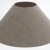 Flamant Circum, Lampenkap, Naturel En Grijs, Conisch, 55 Cm