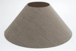 Flamant Circum, Lampenkap, Naturel En Grijs, Conisch, 55 Cm