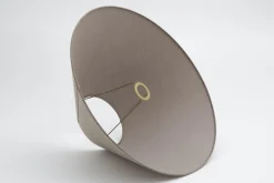 Flamant Circum, Lampenkap, Naturel En Grijs, Conisch, 55 Cm