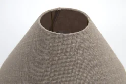 Flamant Circum, Lampenkap, Naturel En Grijs, Conisch, 55 Cm