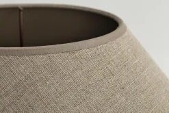 Flamant Circum, Lampenkap, Natuurlijk En Zilver, Conisch, 55 Cm